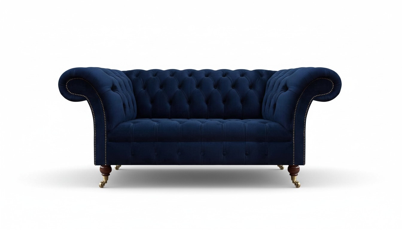 Wohnzimmer Sofa Zweisitzer Couch Polstermöbel Chesterfield Design Möbel