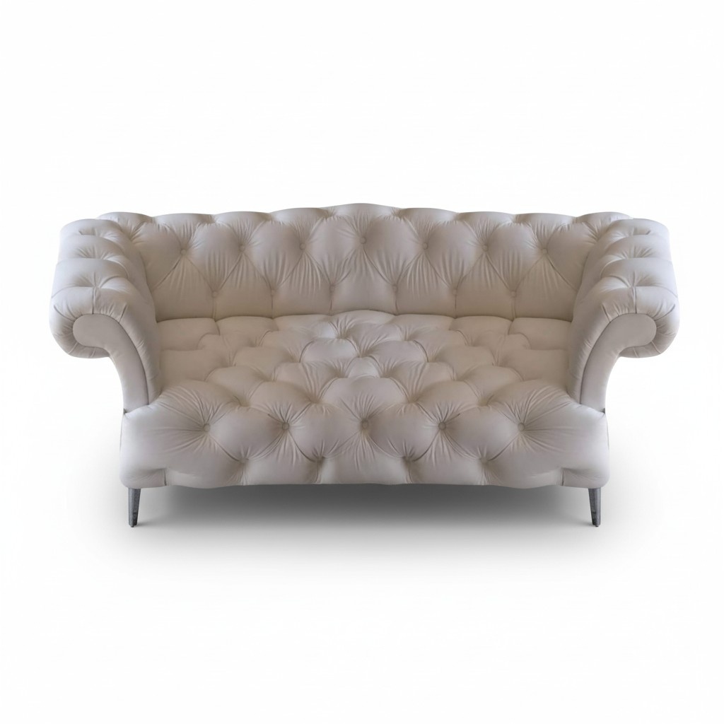 Wohnzimmer Sofa Zweisitzer Couch Polster Leder Modern Polstermöbel Chesterfield