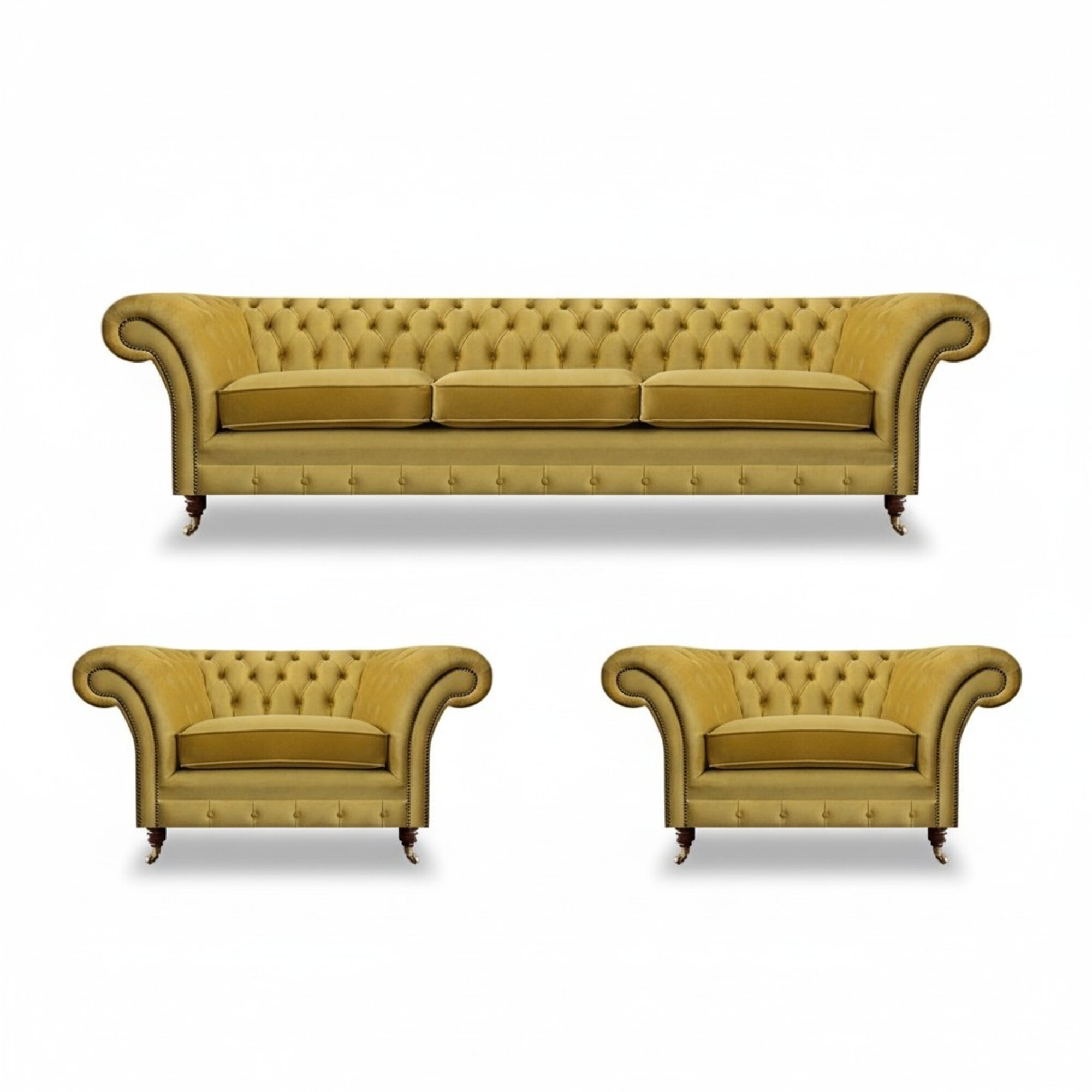 Wohnzimmer Sofagarnitur Polstermöbel Set 3tlg Einrichtung Sofas Couchen