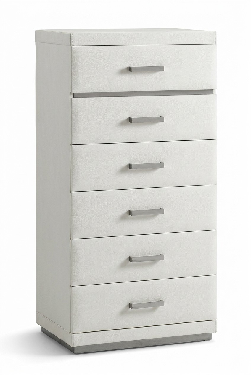 XXL Leder Sideboard Kommode 6 Schubladen Schränke Schrank