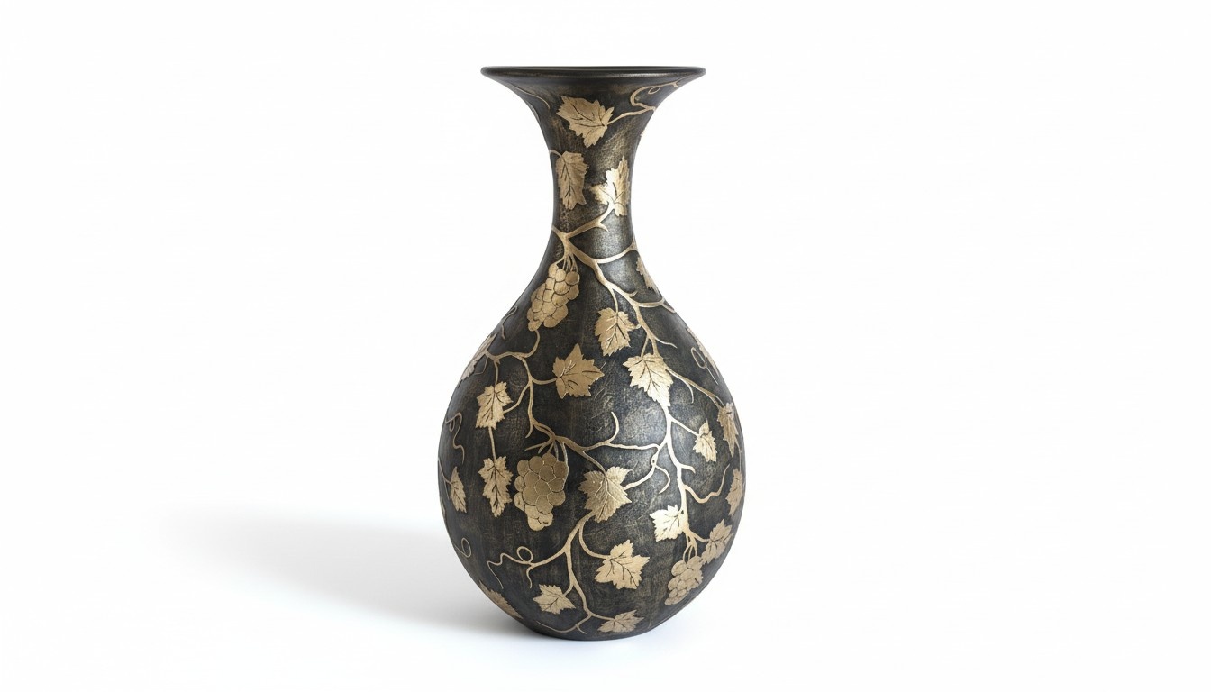 XXL Vase Tisch Dekoration Skulptur Dekorative Vasen Antik Stil Figur Kelch