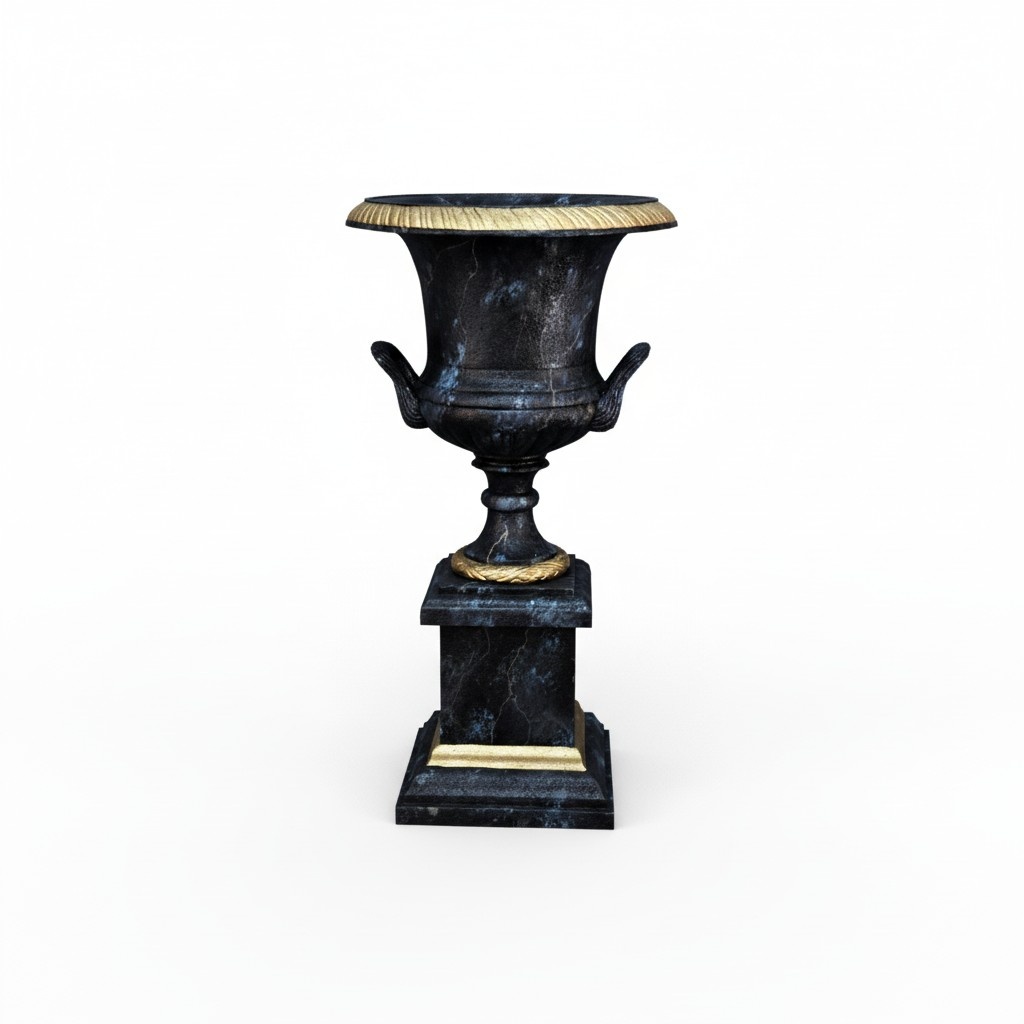 XXL Vase Tisch Figur Dekoration Dekorative Vasen Antik Stil Kelch Skulptur