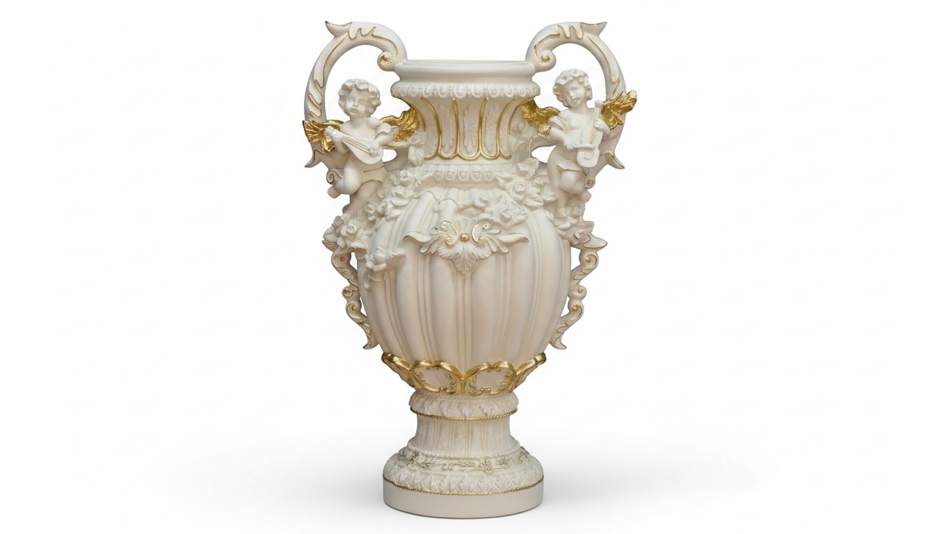 XXL Vase Tisch Dekoration Dekorative Vasen Figur Antik Stil Kelch Skulptur