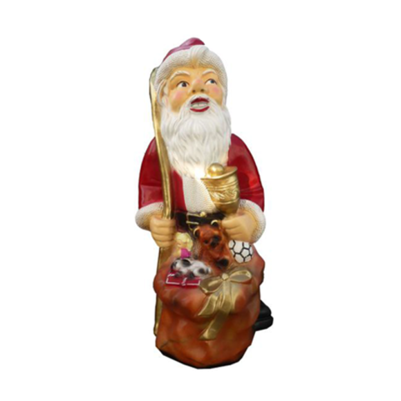 Weihnachtsmann Figur Statue Deko Figuren Dekoration Nikolaus Skulptur