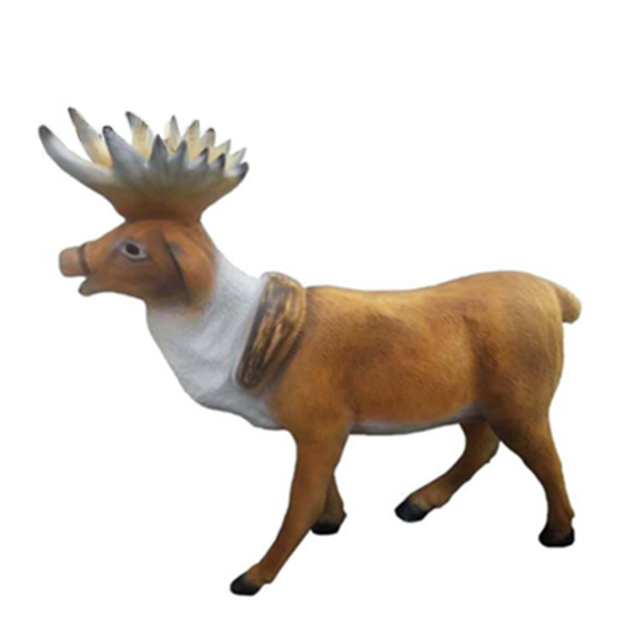 Designer Rentier Deko Tier Figur Winterdeko Höhe 74 cm Elch Dekoration
