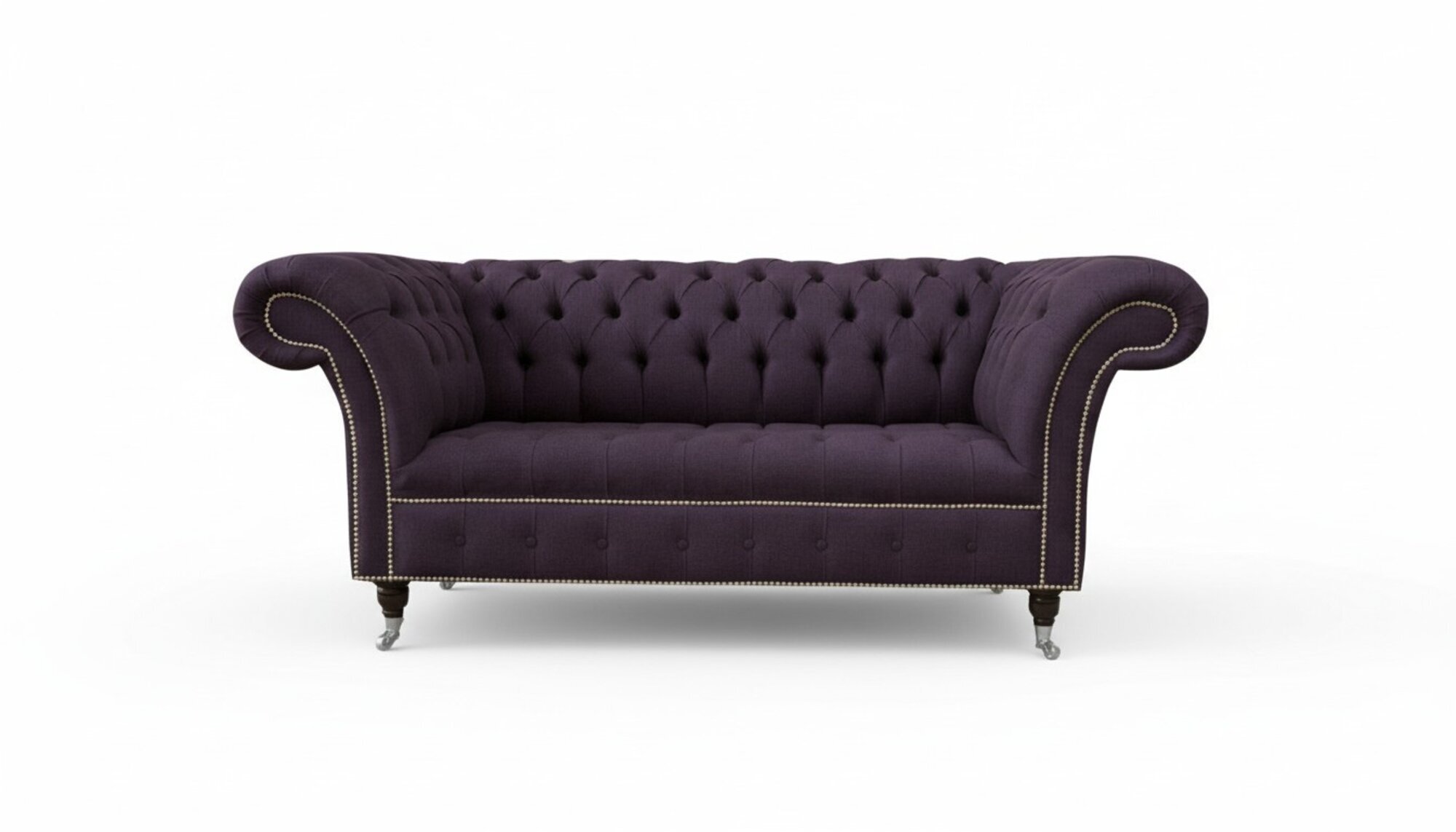 Zweisitzer Wohnzimmer Designer Ledersofa Couchen Polster Sofa Sofas