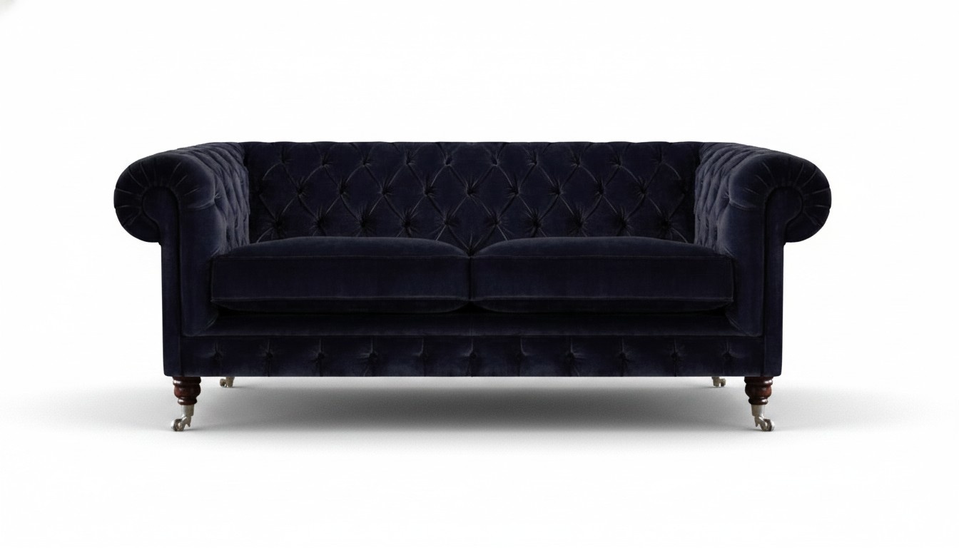Zweisitzer Sofa Polstermöbel Wohnzimmer Neu Polstermöbel Modern Chesterfield