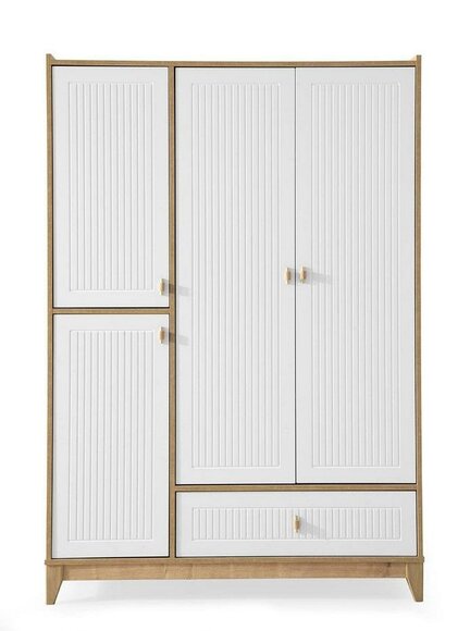 Stilvoll Kleiderschrank Weiße Holz Schrank Design Kinderzimmer Möbel