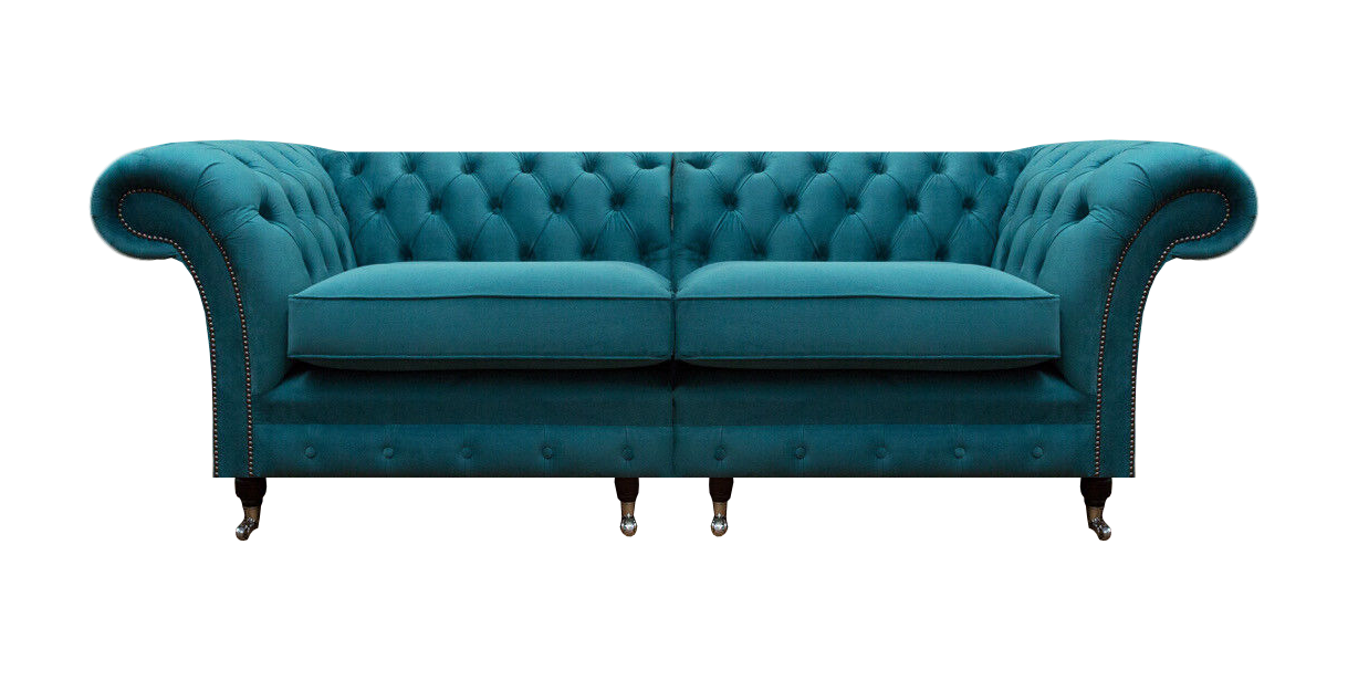 Neu Zweisitzer Sofa Couch Polstermöbel Wohnzimmer Chesterfield Designer