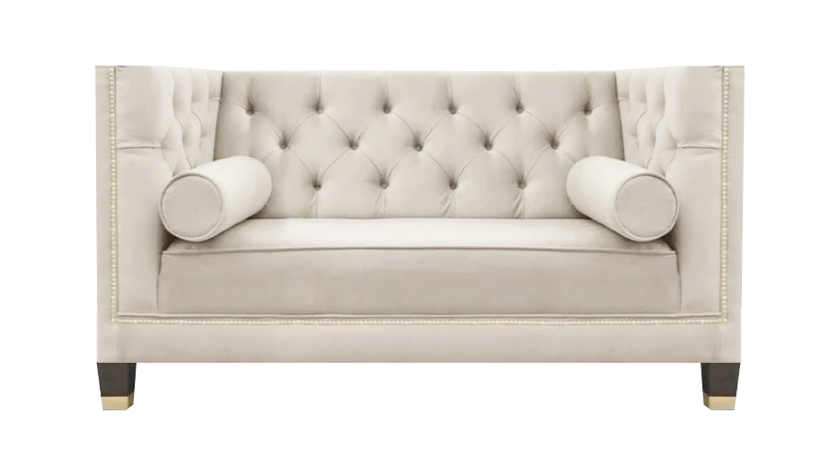 Designer Sofa Zweisitzer Couch Wohnzimmer Polster Möbel Luxus Chesterfield