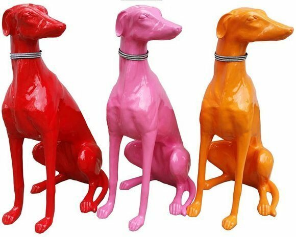 Abstrakte Deko Figur Statue Skulptur 80cm Figuren Statuen Bunt Skulpturen