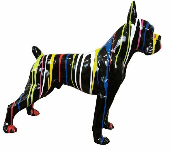 Abstrakte Dekorative Schwarz Figur Statue Skulptur 173cm Figuren Statuen
