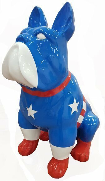 Dekorative Abstrakte Figur Statue Skulptur 79cm Figuren Statuen Skulpturen