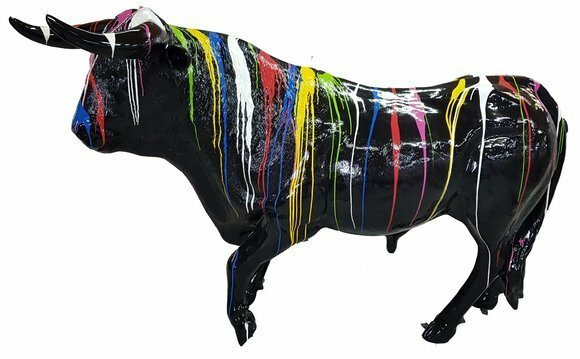 Lebensechter Stier Abstrakte Laden Deko Figur Statue 150cm Figuren