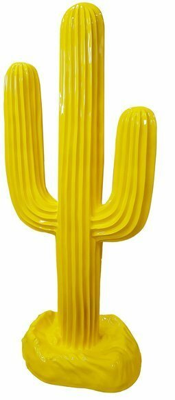 Abstrakte Dekorative Gelb Stand Figur Statue Skulptur 185cm Figuren Statuen