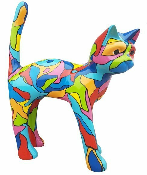 Abstrakte Deko Figur Statue Skulptur 108cm Fuguren Statuen Skulpturen