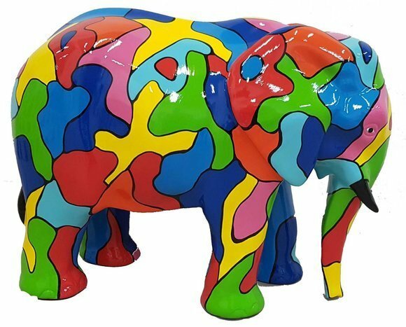 Design Abstrakte Dekoration Statue Figur Skulptur Figuren Statuen Elefant