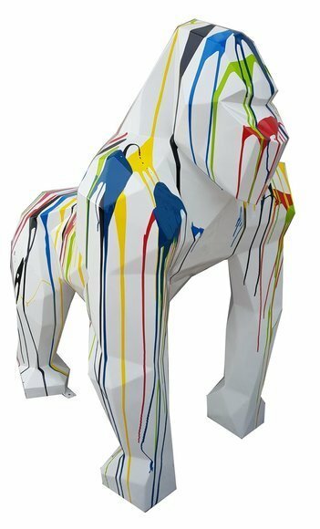 Abstrakte Figur Dekor Statue Skulptur 128cm Statuen Figuren Skulpturen