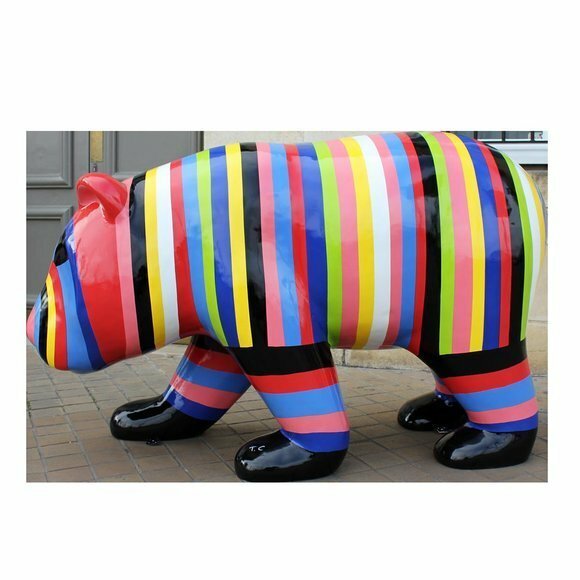 Zoo Figur Statue Design Skulptur Dekoration 165cm Garten Außen Innen
