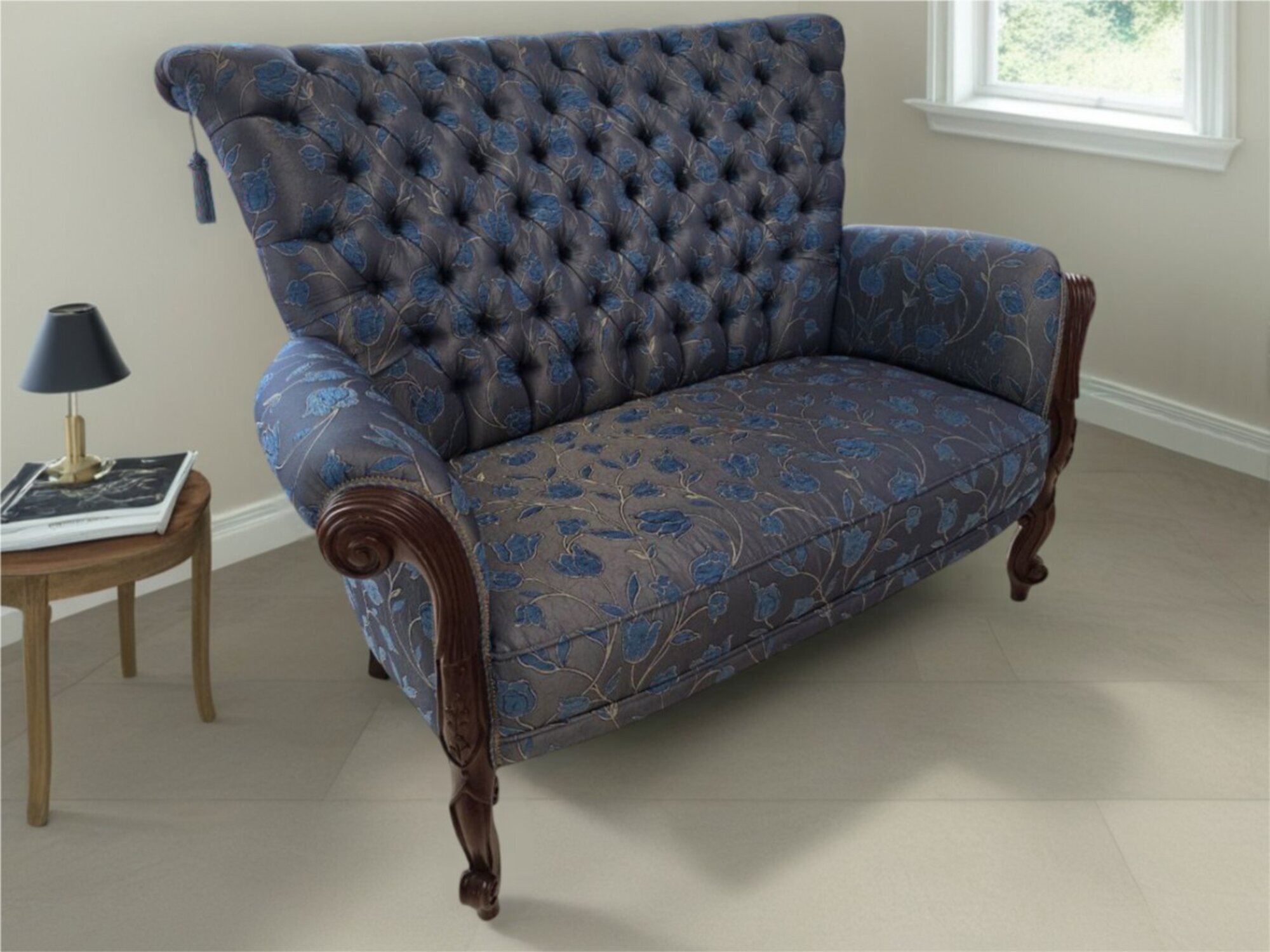 Sofa 2 Sitzer italienische Möbel design textil Polster sofas Zweisitzer Sofort