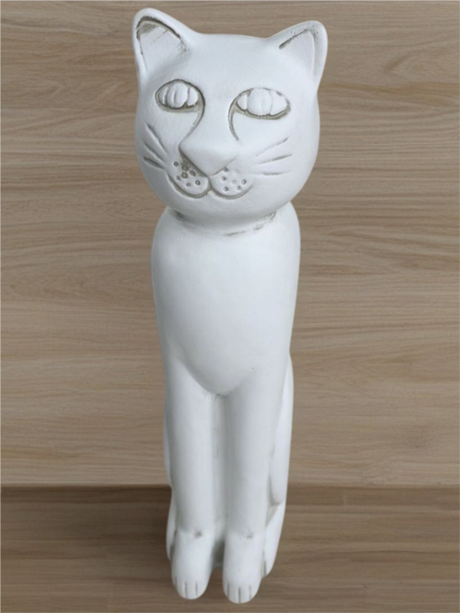 41cm XXL Design Katze Dekoration Figur Skulptur Acryl Deko Statue Figuren Sofort