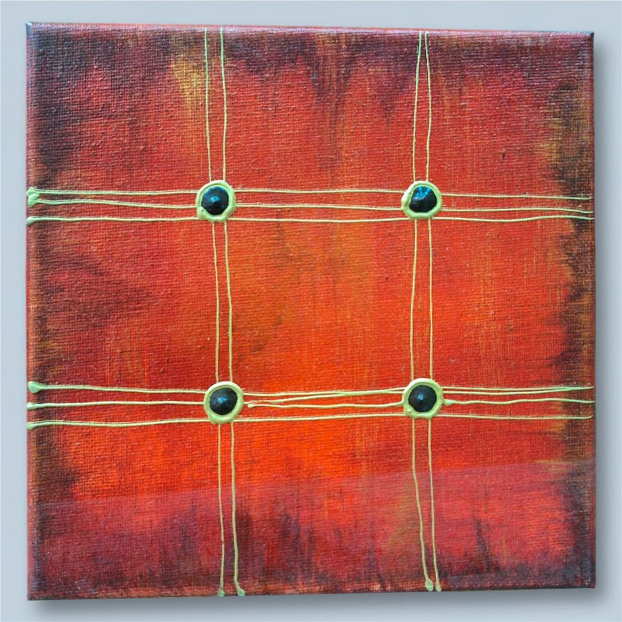 Ein einzigartiges abstraktes Gemälde, kunstvoll mit hochwertigen Ölfarben Sofort