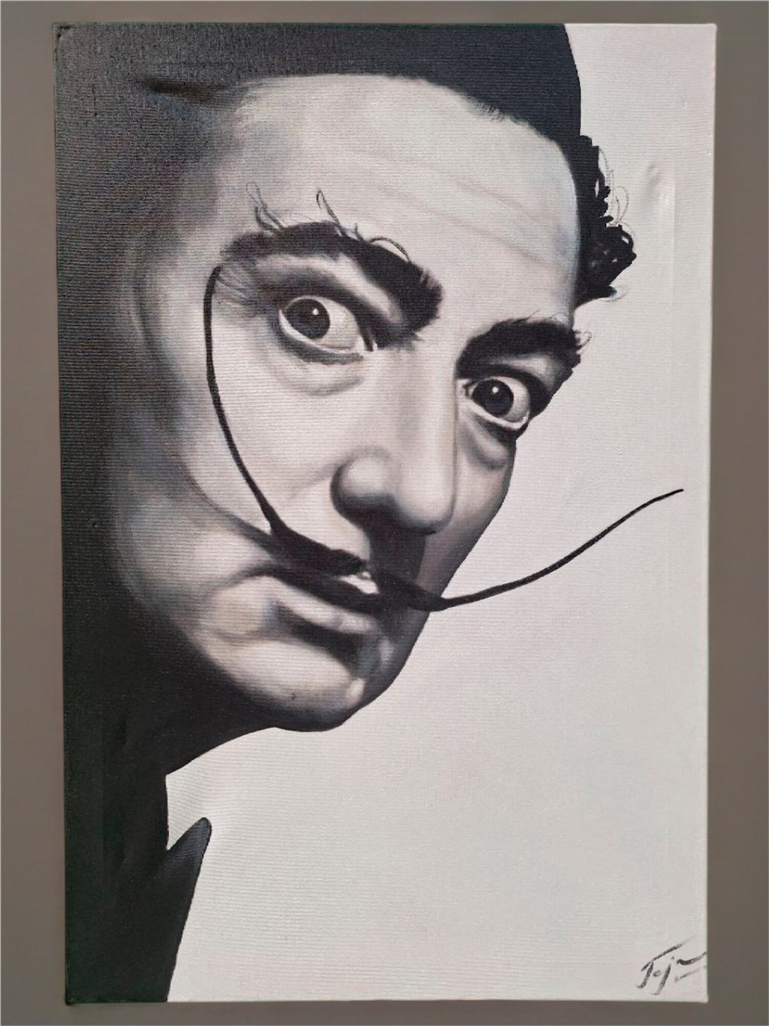 Abstraktes Ölgemälde in Handarbeit auf hochwertiger Leinwand, im modernen Stil gefertigt Stil Sofort