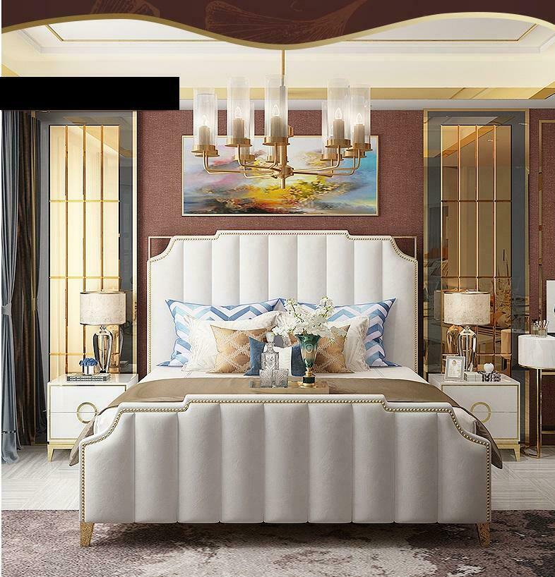 Italienisches schlafzimmer set komplett garnitur nachttische bett