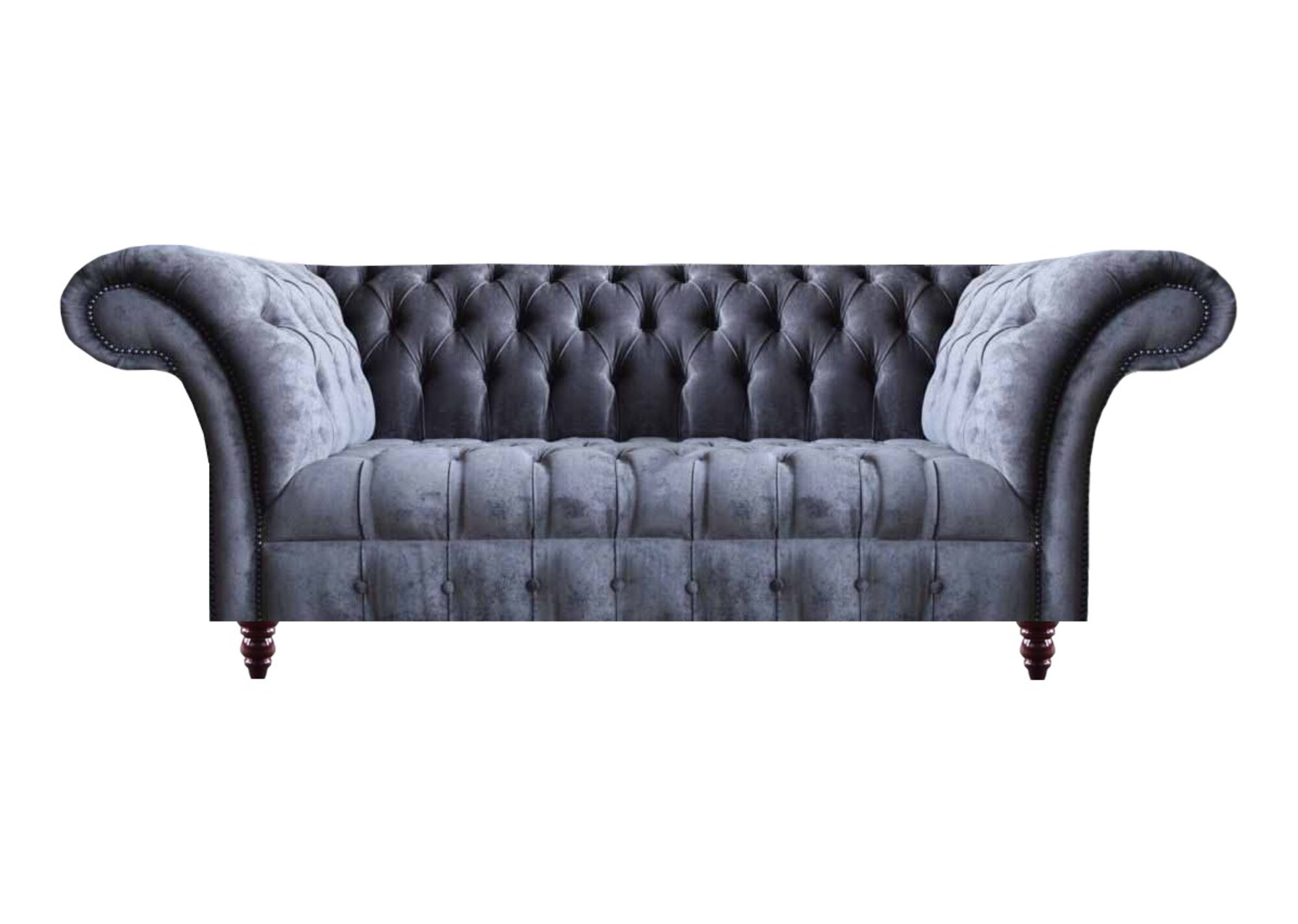 Chesterfield Moderne Wohnzimmer Textilcouch Designer Stoffsofas Möbel