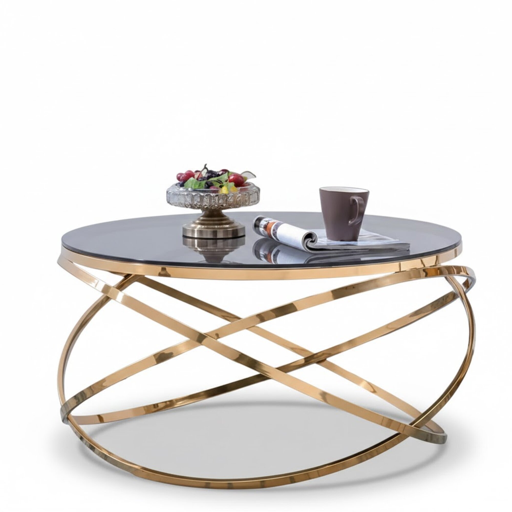 Designer Metall Edelstahl Wohnzimmer Kunstmarmor Tisch Tische Luxus Neu Sofort