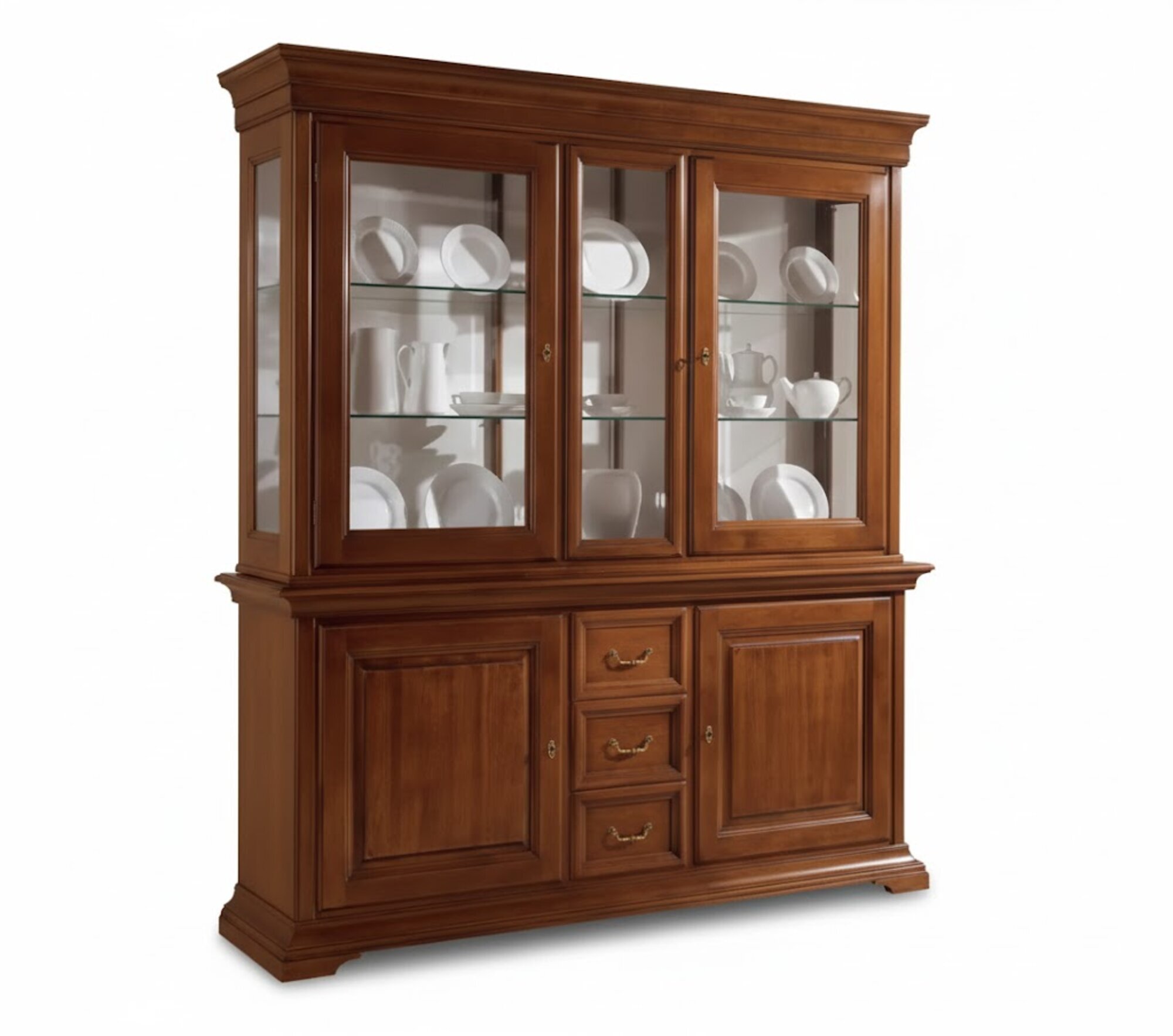 Vitrine Italienische Luxus Möbel Vitrinen Holzschrank Design Schrank Sofort