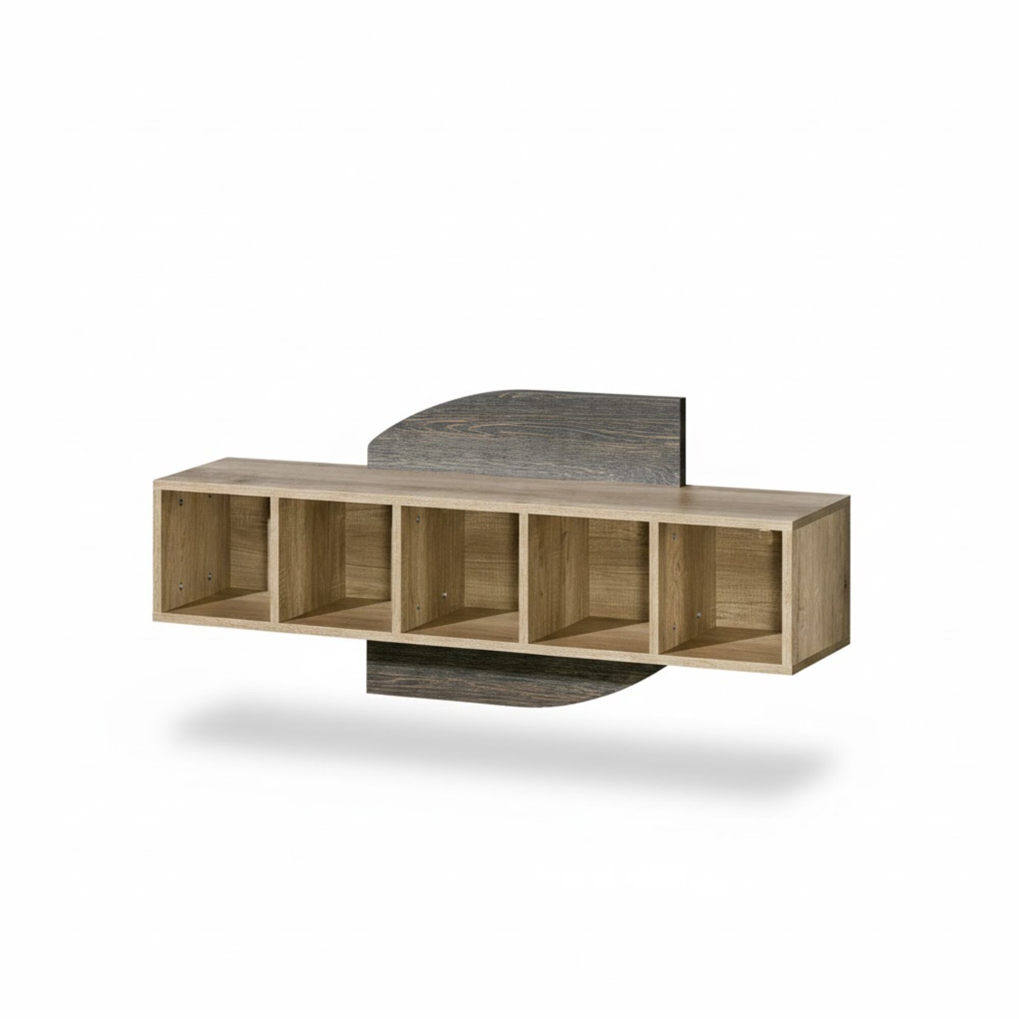 Wandregal Regal Bücherschrank Bücherregal Wohnwand Wohnzimmer Wand Sofort