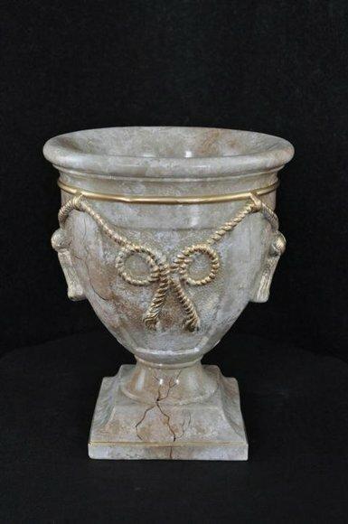 design Vase Kelch XXL Vasen Dekoration Blumen Dekorative Antik Stil Raum