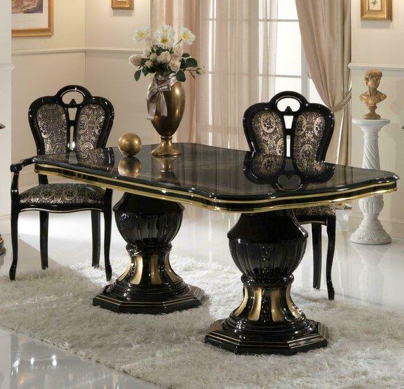 Italienische Designer Möbel Tisch Sessel Ess Zimmer Klassische Möbel