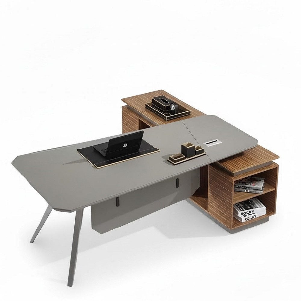 Eckschreibtisch Designer Eckschreibtisch aus Holz in modernem Stil Sofort
