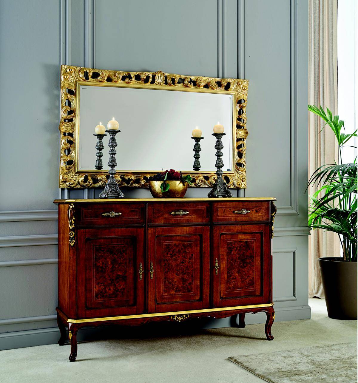 Schicke Italienische Möbel Stil Barock Kommode Schrank Schränke Designer