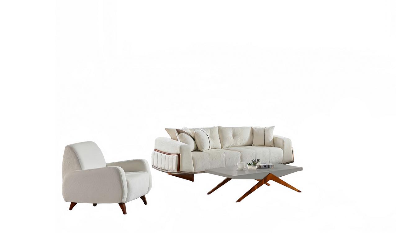 Sofagarnitur Wohnlandschaft Sofa-Set Sessel Wohnzimmergarnitur Polstergarnitur