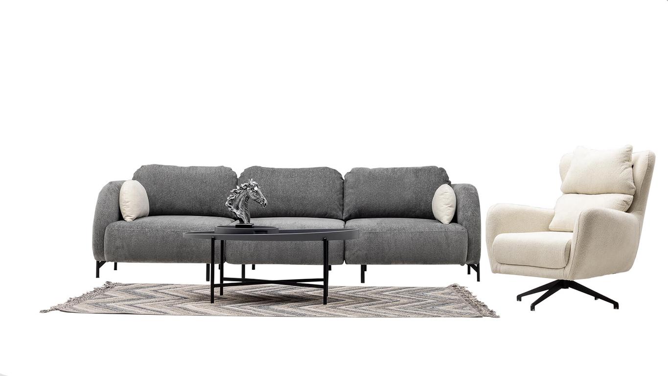 Wohnlandschaft Sofa Couch Set Polstergarnitur Sitzgruppe Sitzgruppe Lounge 4+1