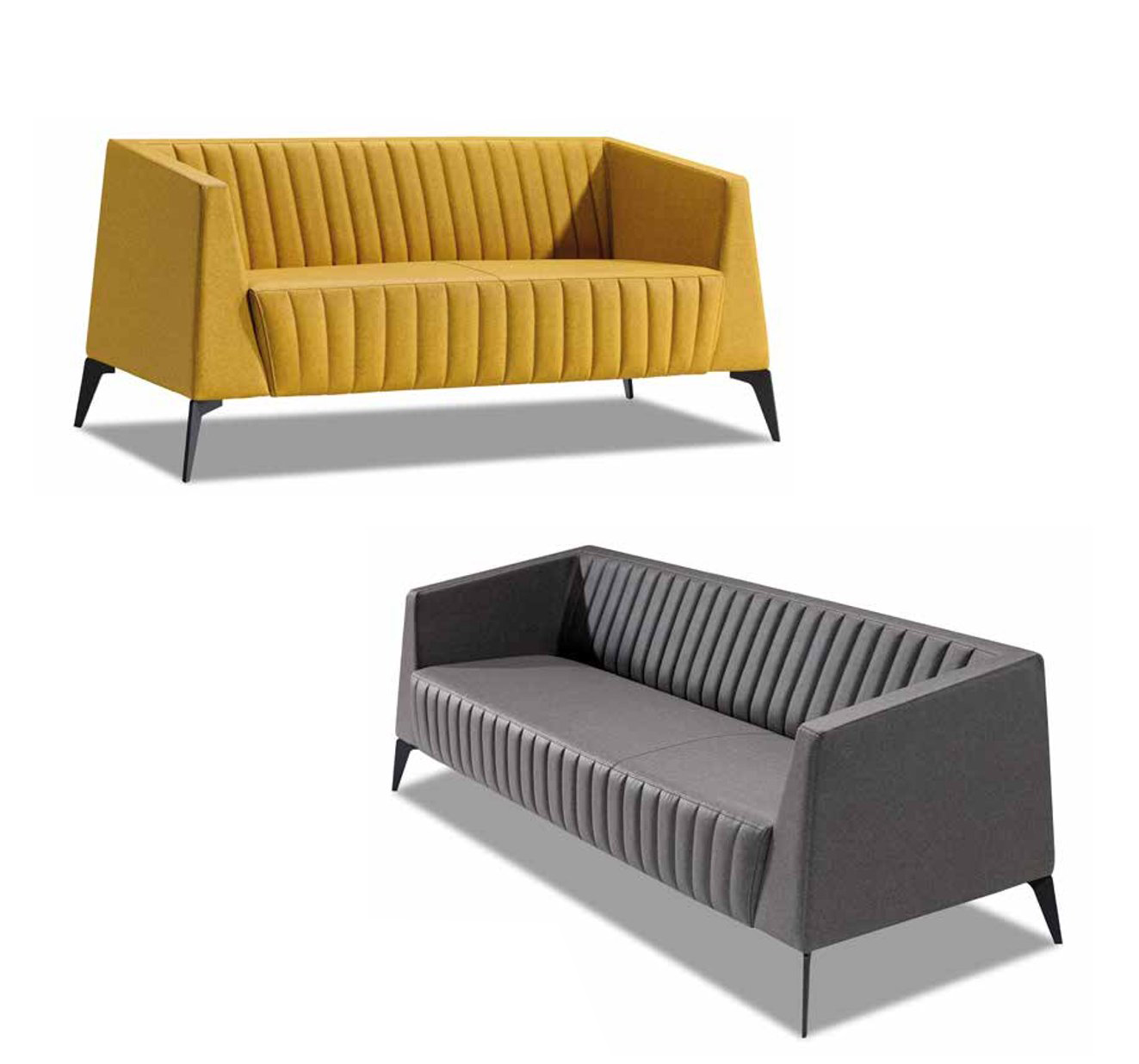 Luxus Sofagarnitur 3+3 Sitzer Leder Designer Moderne Möbel Sofa 2x 3 Sitzer