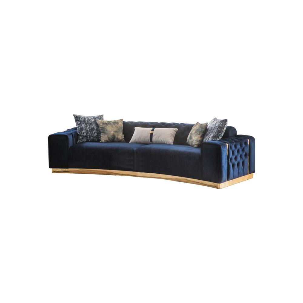 2x Chesterfield Sofas Edle Möbel Polster 4-SItzer