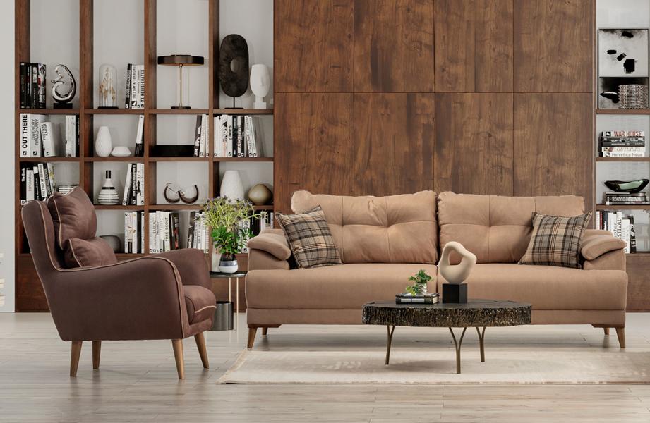 Elegante Sofagarnitur 3+1 Sitzer Komfort und Moderner Stil für Ihr Wohnzimmer