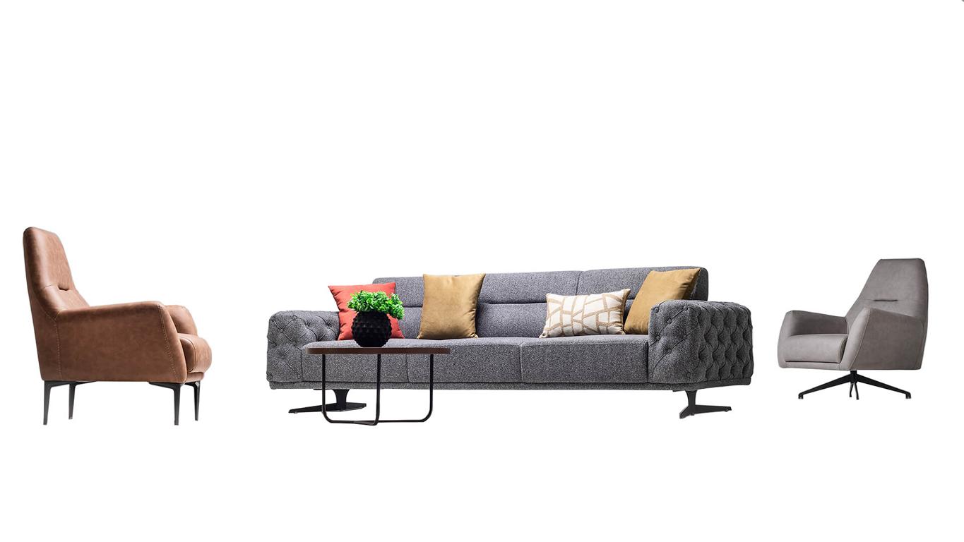 Sofaset Sofa-Set Sitzgruppe Couchgarnitur Polsterset Lounge Sofagarnitur 4+1+1