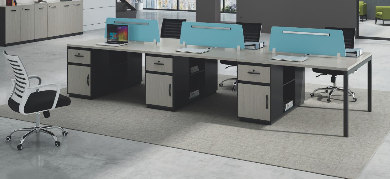 Teambürotisch Tisch Schreibtisch Co Working Gemeinschaftsschreibtisch 6 Personen