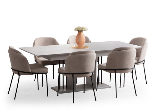 Esszimmer Esstisch Design Holzmöbel Luxus Einrichtung Modern Möbel Tisch