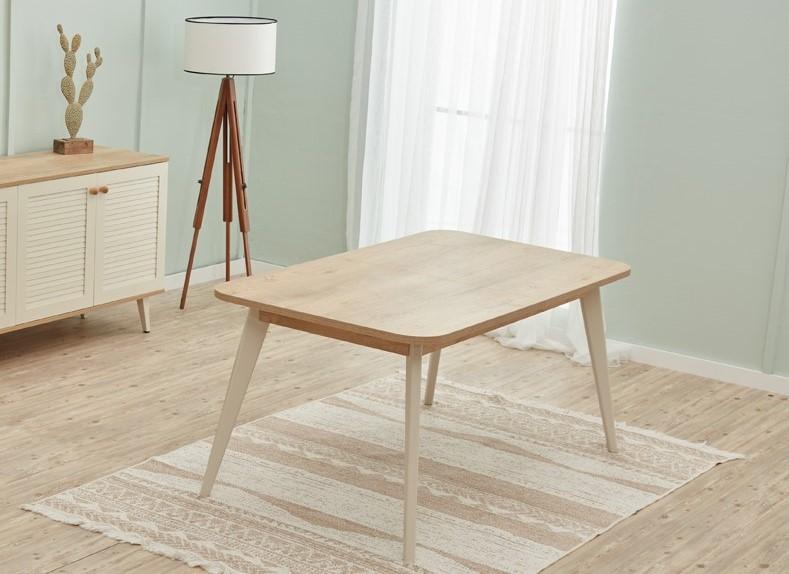 Holzmöbel Esstisch Esszimmer Einrichtung Beige Tisch Luxus Möbel Tische
