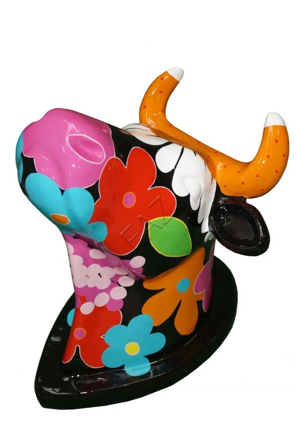 Design Abstrakt Kuh Figur Skulptur Statue Figuren Skulpturen Dekoration Deko