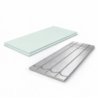 SET Trockenbau Fußbodenheizung XPS Systemplatten Trittschalldämmung