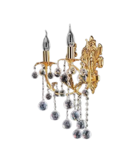 Wandlampe Wandleuchten Wandleuchte Lüster Wand Lampen Kristall Gold Sofort