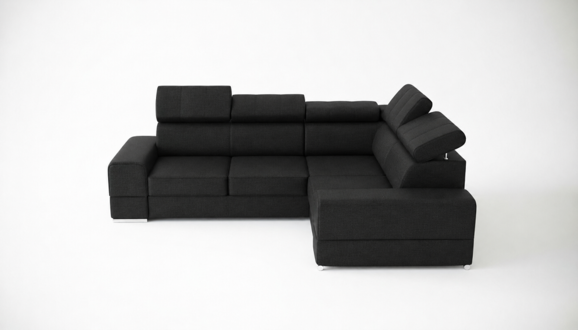 Ecksofa Couch Sofas Textil Bett Funktion Design L Form Modern Luxus Couchen Neu