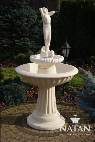 Zierbrunnen Springbrunnen Skulptur Brunnen Garten Fontaine Teich